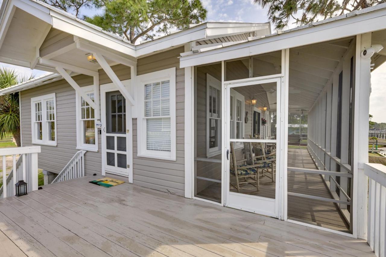 Waterfront Ochlockonee Bay Cottage With Views! Panacea Екстер'єр фото